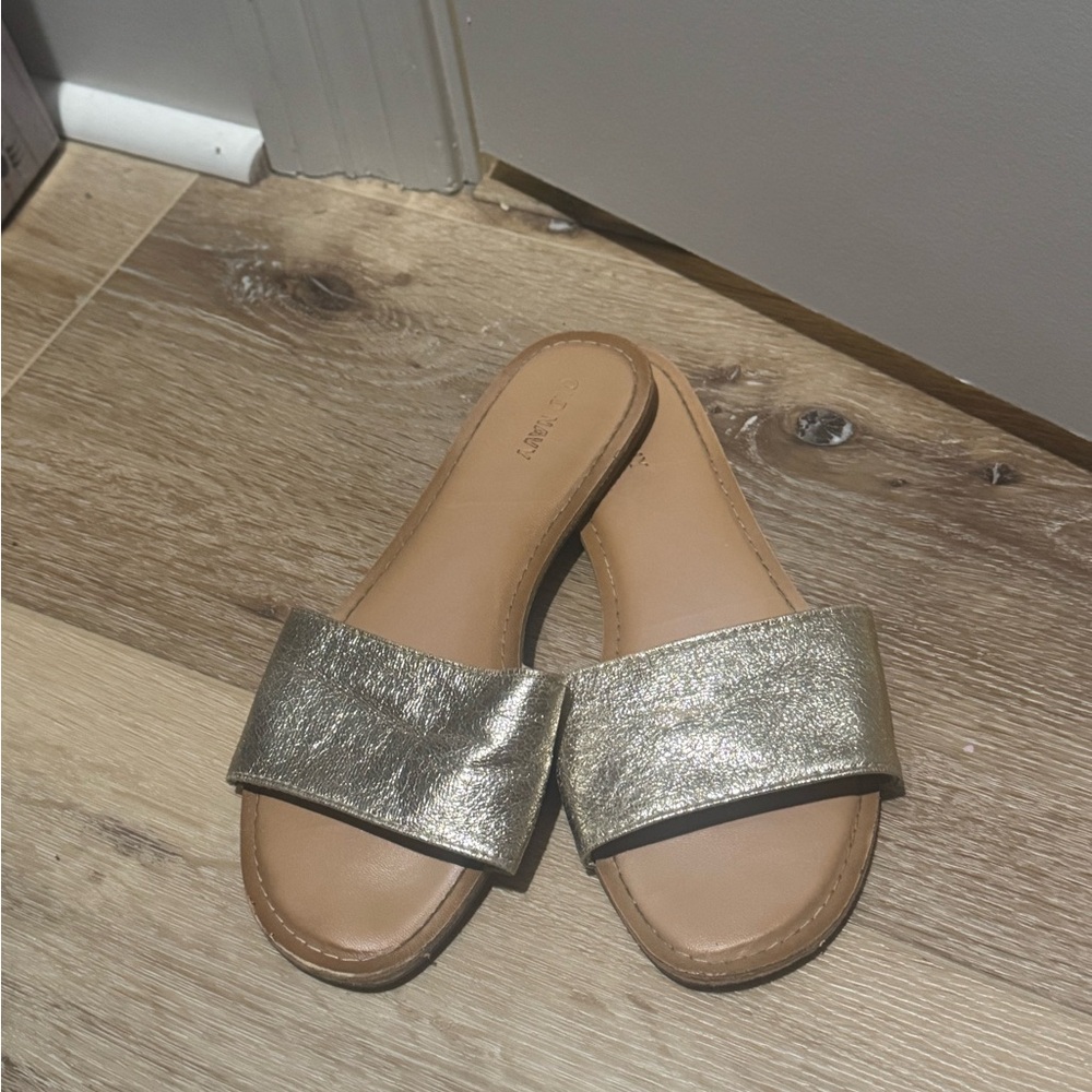 Old Navy Gold Sandals for Effortless Style